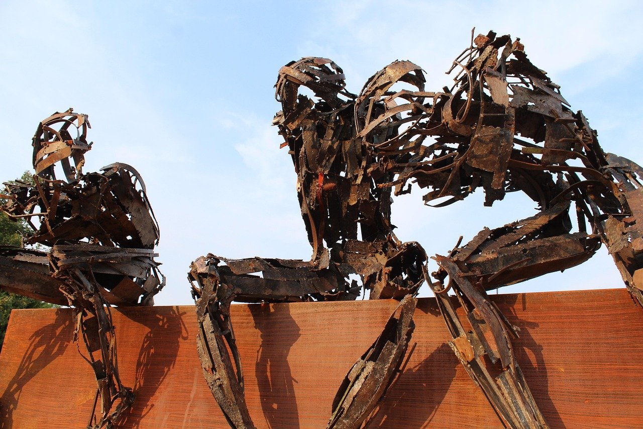 rusty robots, osnago, italy, sculpture, contemporary art, men, street art, metal sculpture, group, contemporary art, contemporary art, contemporary art, contemporary art, contemporary art